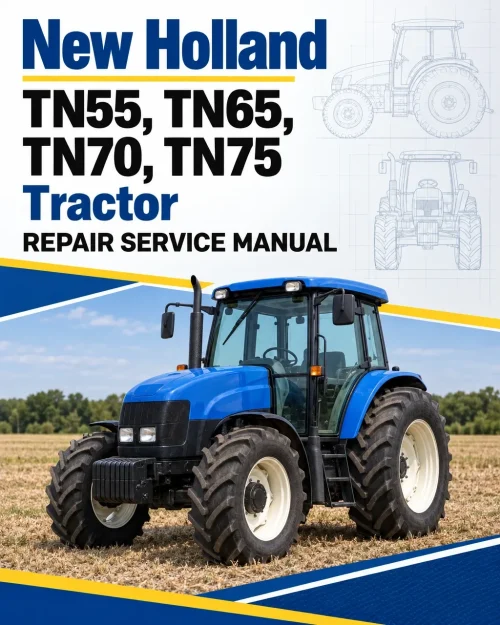 New Holland TN55, TN65, TN70, TN75 Tractor Repair Service Manual New Holland TN55, TN65, TN70, TN75 Tractor Repair Service Manual