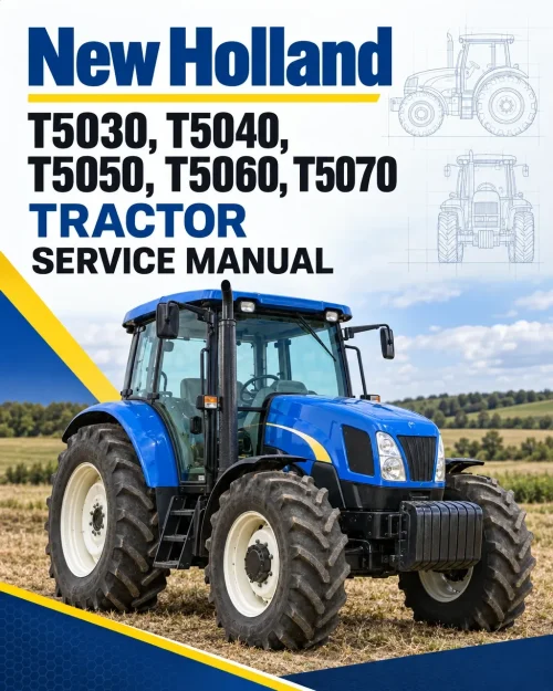 New Holland T5030, T5040, T5050, T5060, T5070 Tractor Service Manual New Holland T5030, T5040, T5050, T5060, T5070 Tractor Service Manual