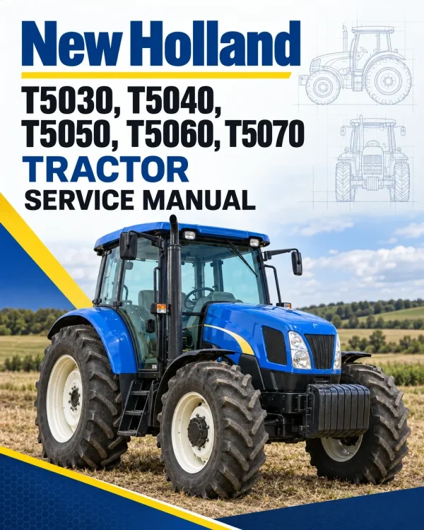 New Holland T5030, T5040, T5050, T5060, T5070 Tractor Service Manual