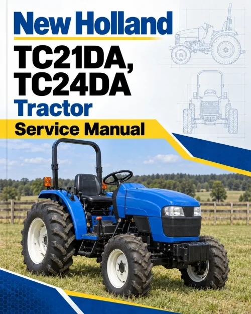 New Holland TC21DA, TC24DA Tractor Service Manual New Holland TC21DA, TC24DA Tractor Service Manual