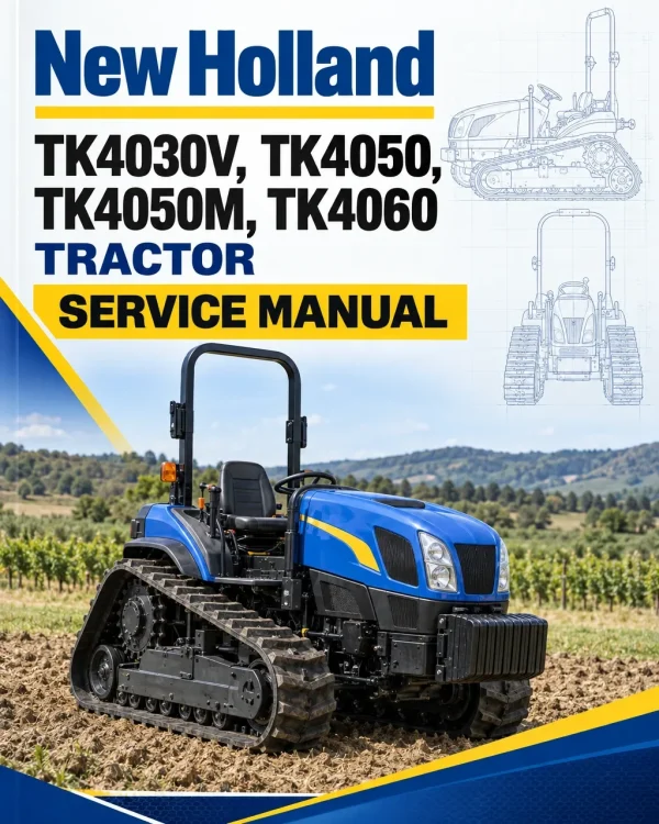 New Holland TK4030V, TK4050, TK4050M, TK4060 Tractor Service Manual
