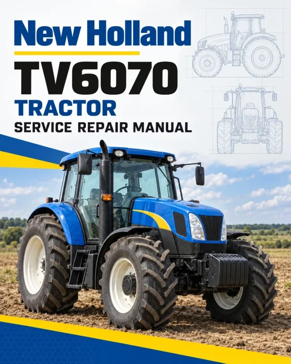 New Holland TV6070 Tractor Service Manual New Holland TV6070 Tractor Service Manual