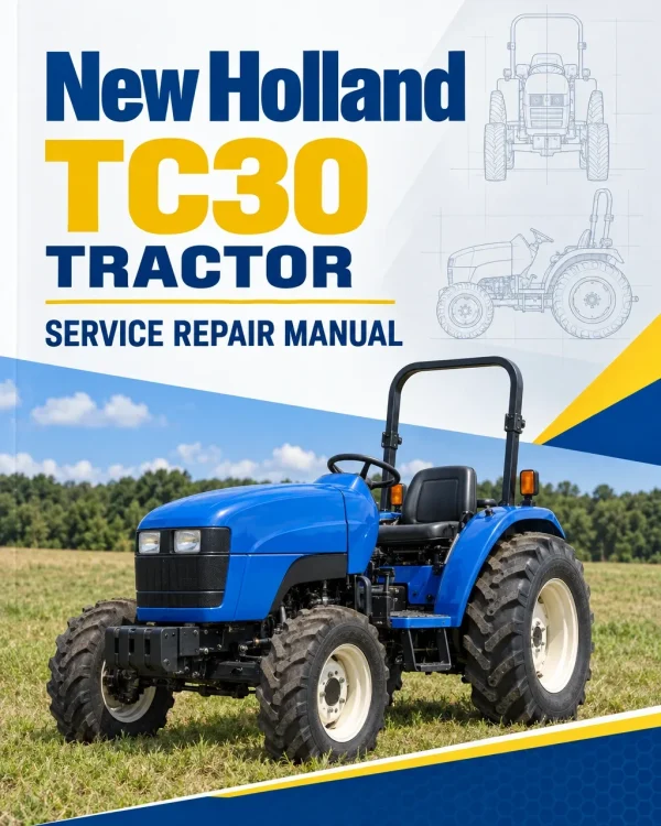 New Holland TC30 Tractor Service Manual