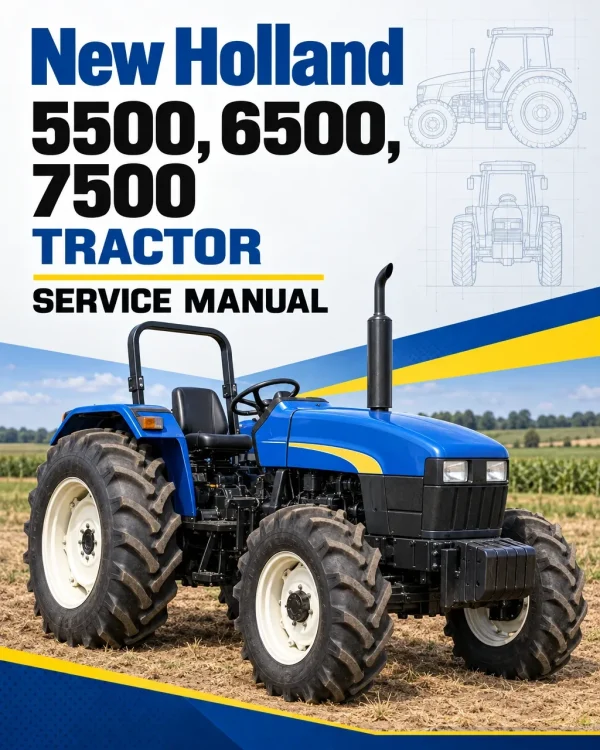 New Holland 5500, 6500, 7500 Tractor Service Manual New Holland 5500, 6500, 7500 Tractor Service Manual