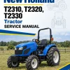 New Holland T2310, T2320, T2330 Tractor Service Manual New Holland T2310, T2320, T2330 Tractor Service Manual