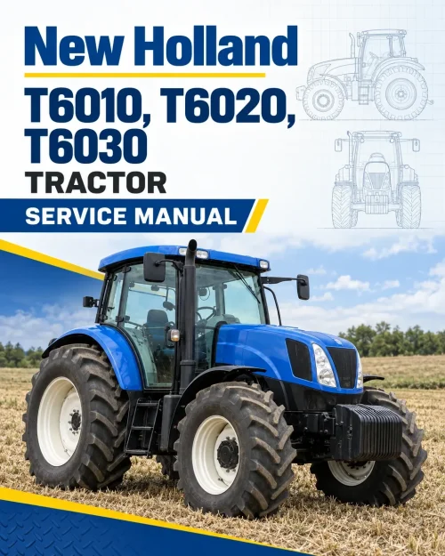 New Holland T6010, T6020, T6030 Tractor Service Manual New Holland T6010, T6020, T6030 Tractor Service Manual