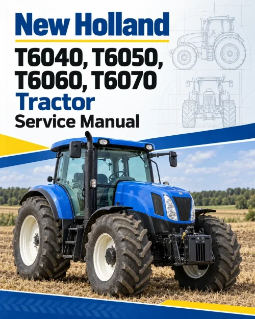 New Holland T6040, T6050, T6060, T6070 Tractor Service Manual New Holland T6040, T6050, T6060, T6070 Tractor Service Manual