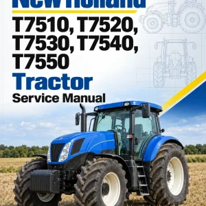 New Holland T7510, T7520, T7530, T7540, T7550 Tractor Service Manual New Holland T7510, T7520, T7530, T7540, T7550 Tractor Service Manual