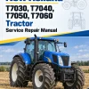 New Holland T7030, T7040, T7050, T7060 Tractor Service Manual