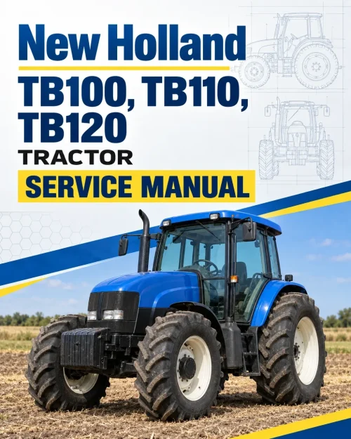 New Holland TB100, TB110, TB120 Tractor Service Manual