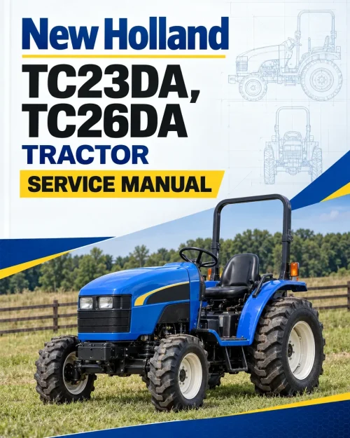 New Holland TC23DA, TC26DA Tractor Service Manual New Holland TC23DA, TC26DA Tractor Service Manual