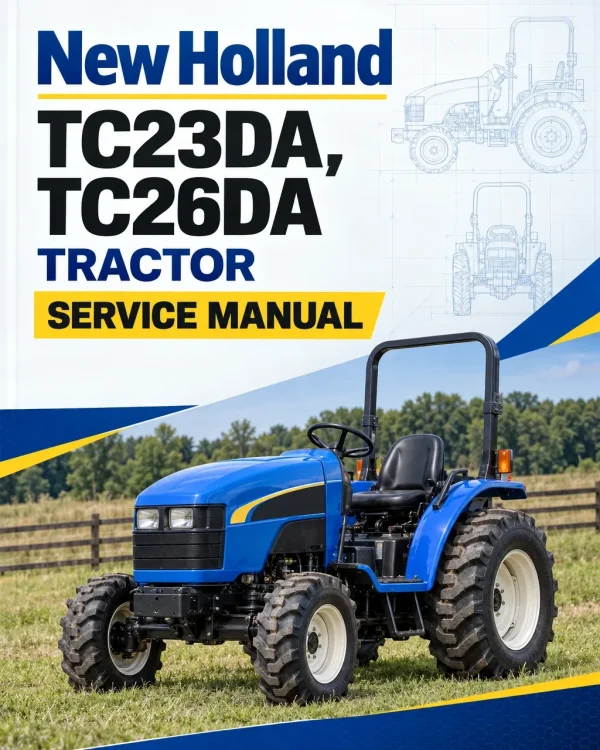 New Holland TC23DA, TC26DA Tractor Service Manual