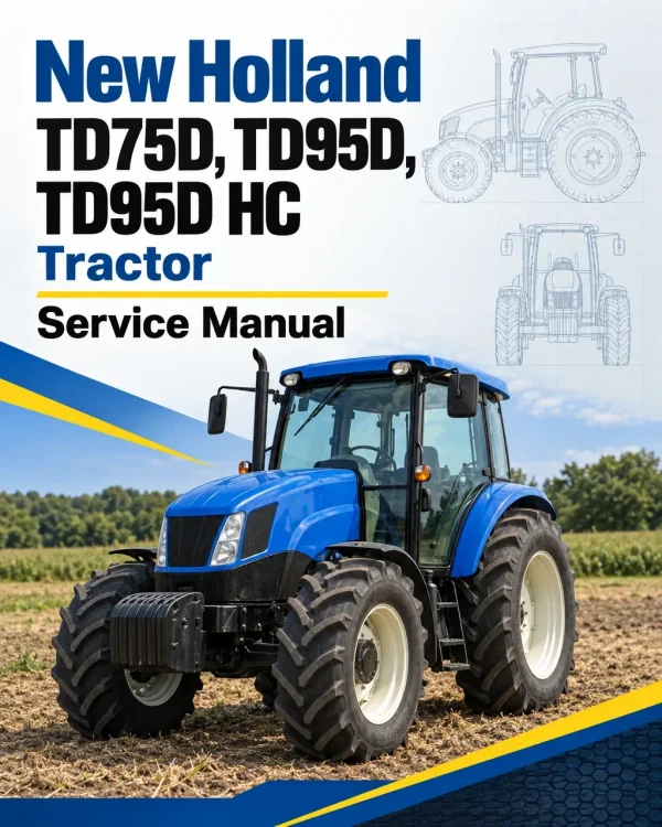 New Holland TD75D, TD95D, TD95D HC Tractor Service Manual