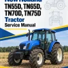 New Holland TN55D, TN65D, TN70D, TN75D Tractor Service Manual