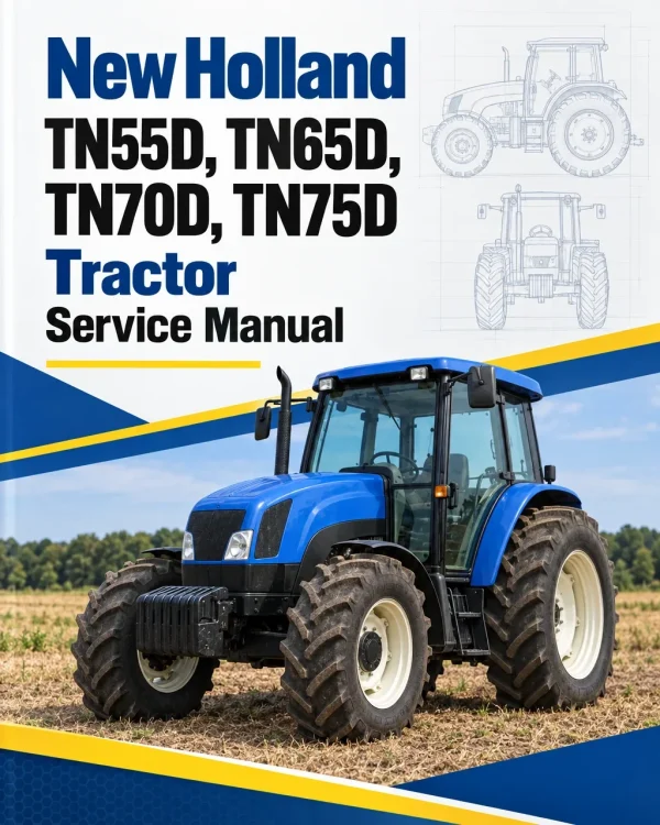 New Holland TN55D, TN65D, TN70D, TN75D Tractor Service Manual