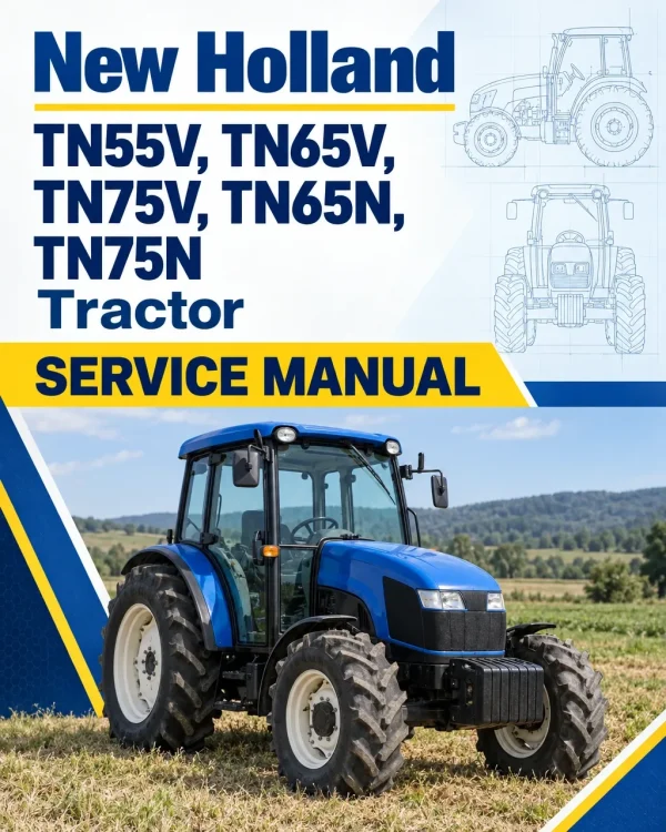 New Holland TN55V, TN65V, TN75V, TN65N, TN75N Tractor Service Manual New Holland TN55V, TN65V, TN75V, TN65N, TN75N Tractor Service Manual
