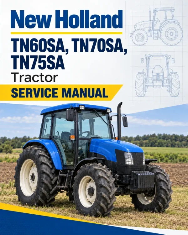 New Holland TN60SA, TN70SA, TN75SA Tractor Service Manual New Holland TN60SA, TN70SA, TN75SA Tractor Service Manual