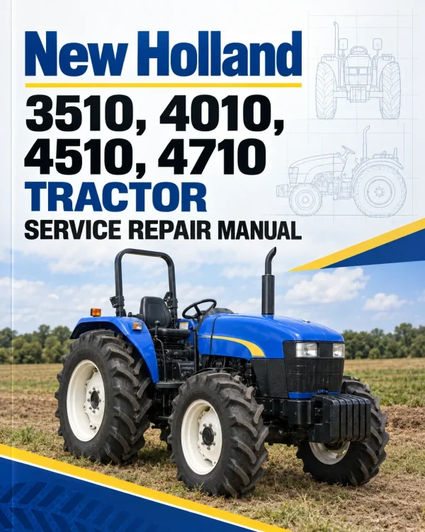 New Holland 3510, 4010, 4510, 4710 Tractor Service Manual New Holland 3510, 4010, 4510, 4710 Tractor Service Manual