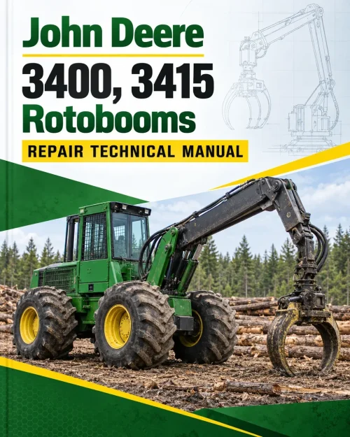 John Deere 3400, 3415 Rotobooms Repair Technical Manual – (TM1008) John Deere 3400, 3415 Rotobooms Repair Technical Manual – (TM1008)