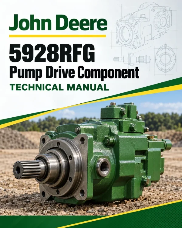 John Deere 5928RFG Pump Drive Component Technical Manual (CTM148819) John Deere 5928RFG Pump Drive Component Technical Manual (CTM148819)