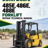 John Deere 485E, 486E, 488E Forklift Repair Technical Manual (TM1704)