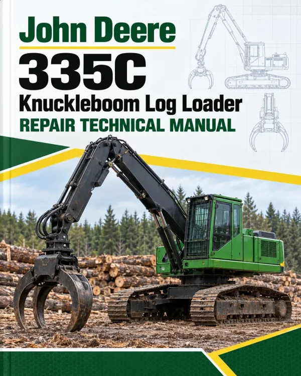 John Deere 335C Knuckleboom Log Loader Repair Technical Manual - (TM2293) John Deere 335C Knuckleboom Log Loader Repair Technical Manual - (TM2293)
