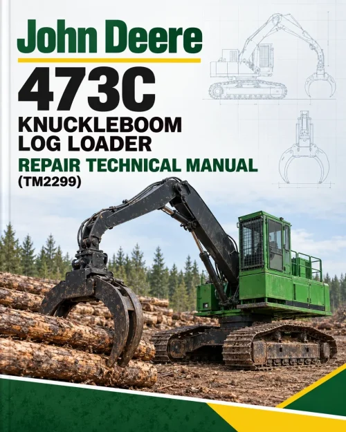 John Deere 473C Knuckleboom Log Loader Repair Technical Manual - (TM2299) John Deere 473C Knuckleboom Log Loader Repair Technical Manual - (TM2299)