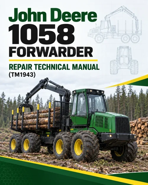 John Deere 1058 Forwarder Repair Technical Manual - (TM1943) John Deere 1058 Forwarder Repair Technical Manual - (TM1943)