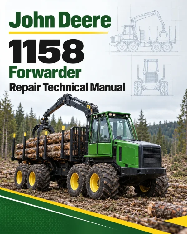 John Deere 1158 Forwarder Repair Technical Manual - (TM1953) John Deere 1158 Forwarder Repair Technical Manual - (TM1953)
