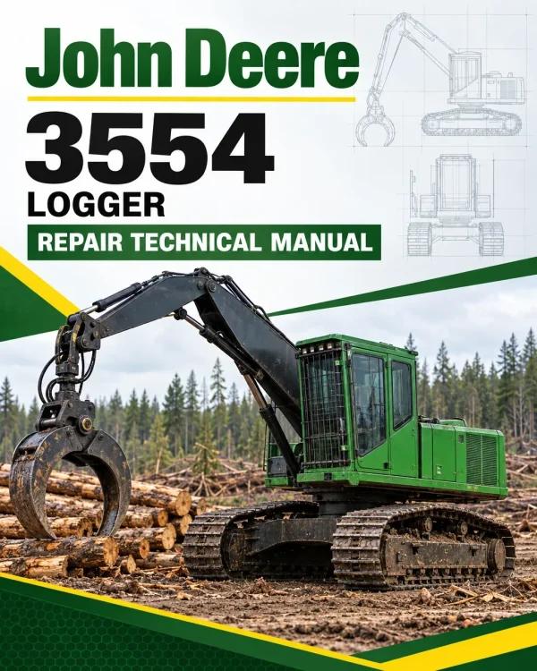 John Deere 3554 Logger Repair Technical Manual - (TM2106) John Deere 3554 Logger Repair Technical Manual - (TM2106)