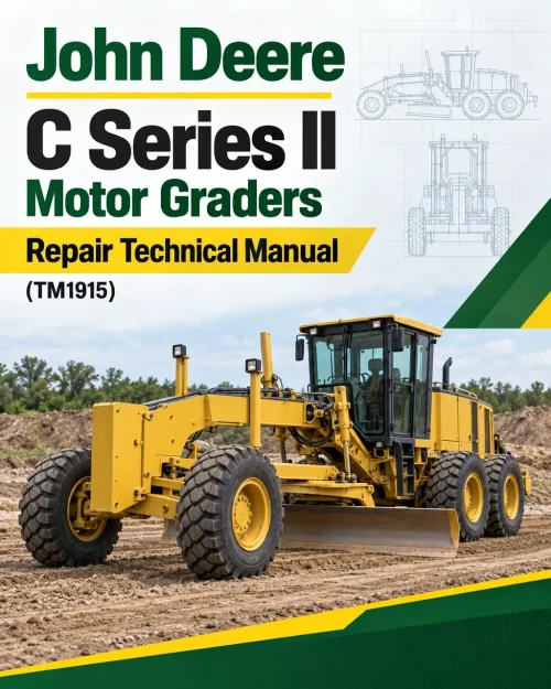 John Deere C Series II Motor Graders Repair Technical Manual - (TM1915) John Deere C Series II Motor Graders Repair Technical Manual - (TM1915)