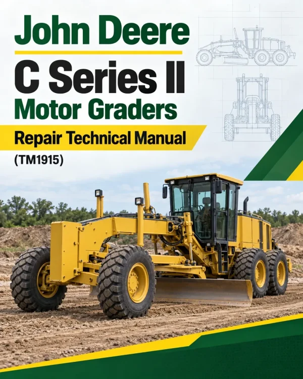 John Deere C Series II Motor Graders Repair Technical Manual - (TM1915) John Deere C Series II Motor Graders Repair Technical Manual - (TM1915)