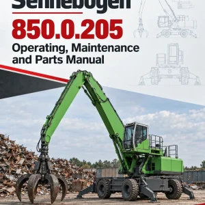 Sennebogen 850.0.205 Operating, Maintenance and Parts Manual Sennebogen 850.0.205 Operating, Maintenance and Parts Manual