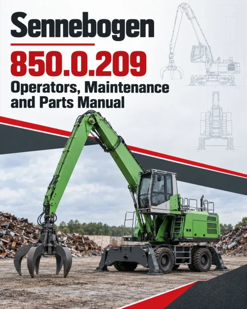Sennebogen 850.0.209 Operators, Maintenance and Parts Manual