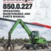 Sennebogen 850.0.227 Operators, Maintenance and Parts Manual