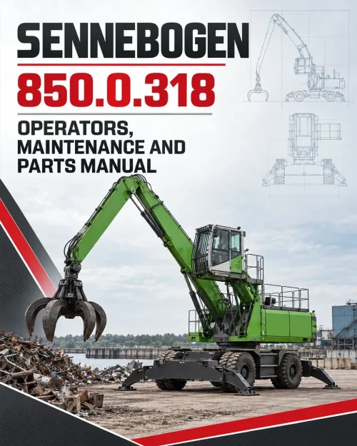 Sennebogen 850.0.318 Operators, Maintenance and Parts Manual
