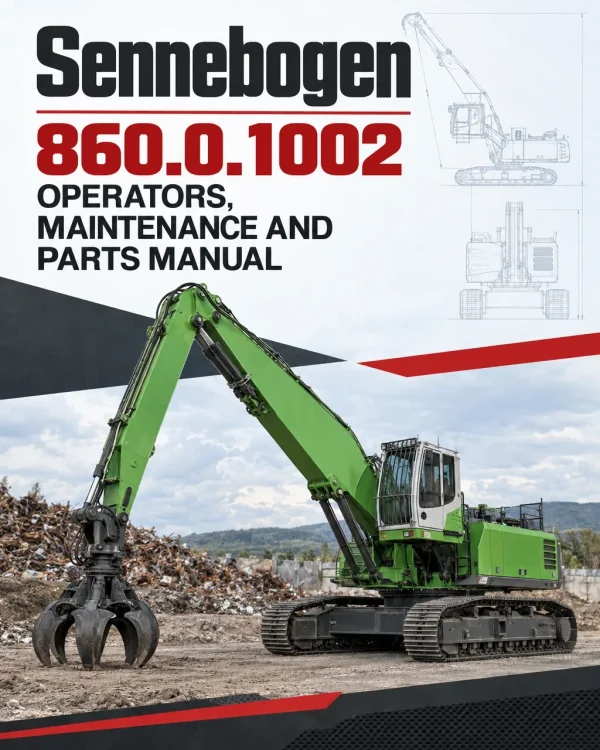 Sennebogen 860.0.1002 Operators, Maintenance and Parts Manual