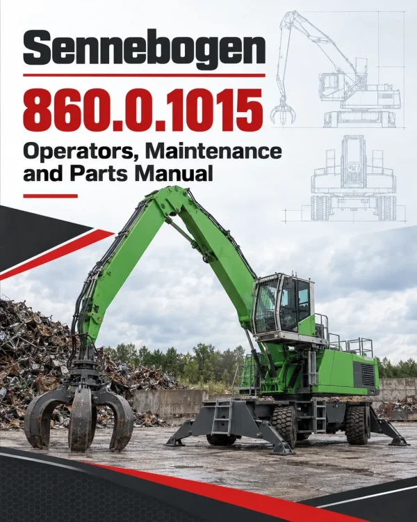 Sennebogen 860.0.1015 Operators, Maintenance and Parts Manual Sennebogen 860.0.1015 Operators, Maintenance and Parts Manual