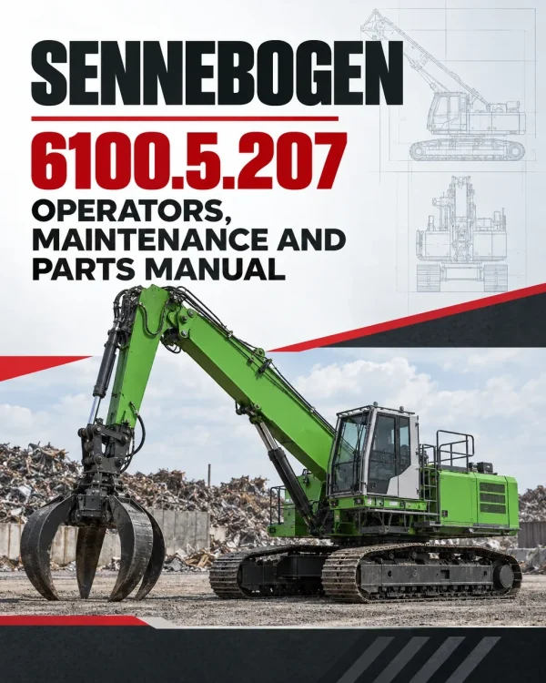Sennebogen 6100.5.207 Operators, Maintenance and Parts Manual Sennebogen 6100.5.207 Operators, Maintenance and Parts Manual