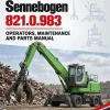Sennebogen 821.0.983 Operators, Maintenance and Parts Manual Sennebogen 821.0.983 Operators, Maintenance and Parts Manual