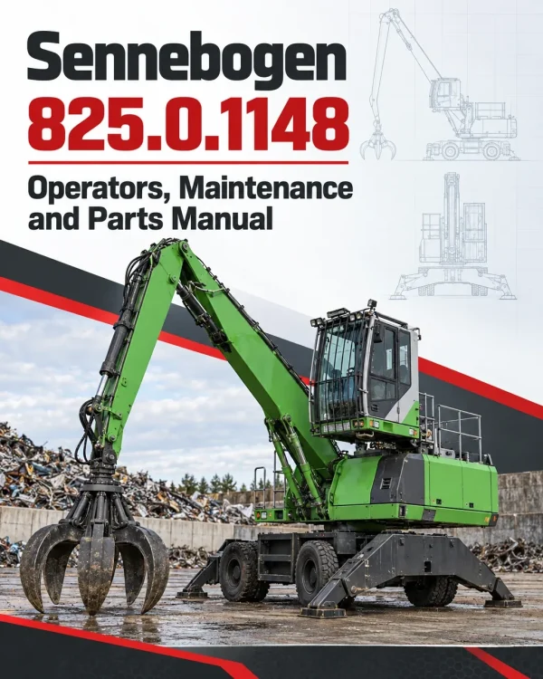 Sennebogen 825.0.1148 Operators, Maintenance and Parts Manual Sennebogen 825.0.1148 Operators, Maintenance and Parts Manual