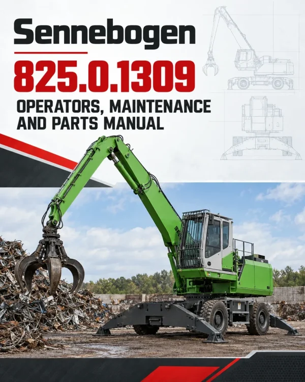 Sennebogen 825.0.1309 Operators, Maintenance and Parts Manual Sennebogen 825.0.1309 Operators, Maintenance and Parts Manual