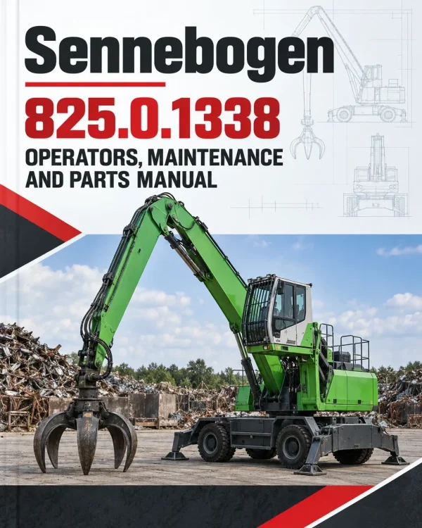 Sennebogen 825.0.1338 Operators, Maintenance and Parts Manual Sennebogen 825.0.1338 Operators, Maintenance and Parts Manual