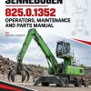 Sennebogen 825.0.1352 Operators, Maintenance and Parts Manual