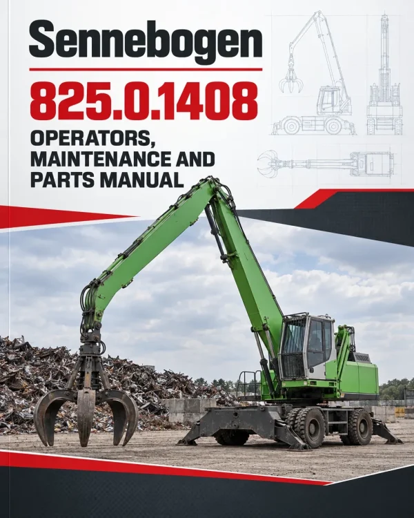 Sennebogen 825.0.1408 Operators, Maintenance and Parts Manual Sennebogen 825.0.1408 Operators, Maintenance and Parts Manual
