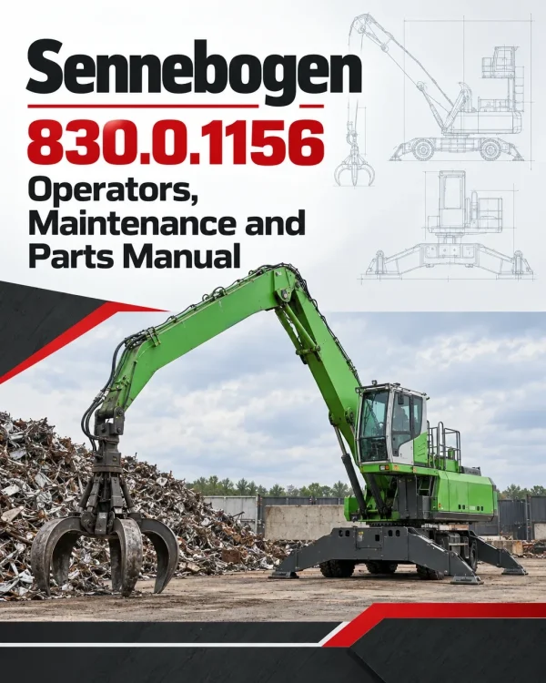 Sennebogen 830.0.1156 Operators, Maintenance and Parts Manual Sennebogen 830.0.1156 Operators, Maintenance and Parts Manual