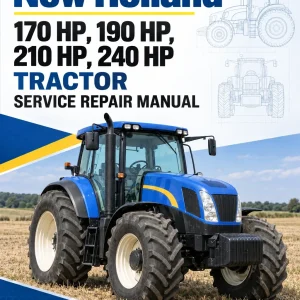 New Holland 170 HP, 190 HP, 210 HP, 240 HP Tractor Service Manual New Holland 170 HP, 190 HP, 210 HP, 240 HP Tractor Service Manual