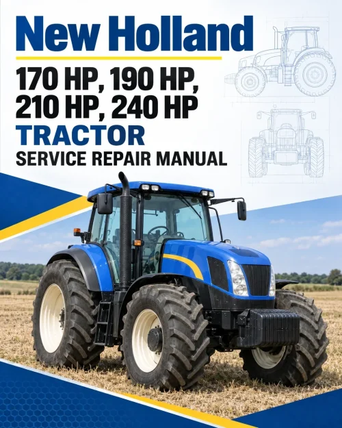 New Holland 170 HP, 190 HP, 210 HP, 240 HP Tractor Service Manual New Holland 170 HP, 190 HP, 210 HP, 240 HP Tractor Service Manual