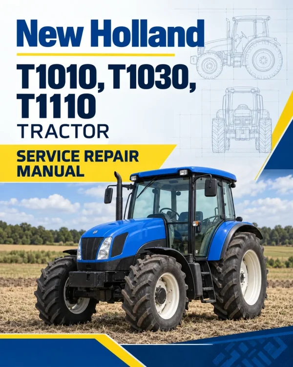 New Holland T1010, T1030, T1110 Tractor Service Manual New Holland T1010, T1030, T1110 Tractor Service Manual