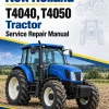 New Holland T4040, T4050 Tractor Service Manual New Holland T4040, T4050 Tractor Service Manual